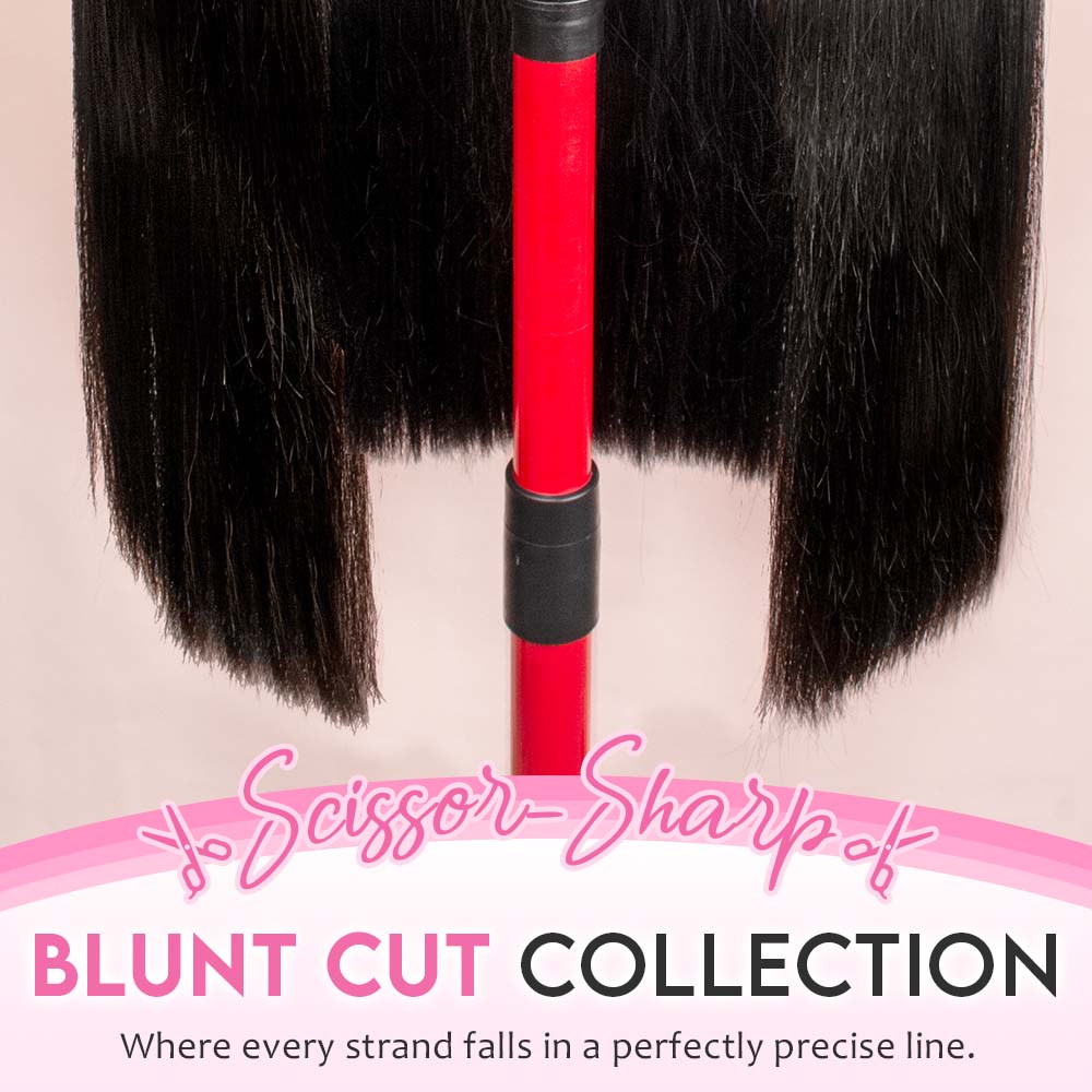 Black Bone Straight Wig Glueless 13*4 Lace Frontal Pre-Cut Lace Wig